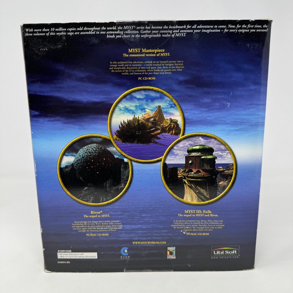 Myst Trilogy (Windows/Mac, 2002) - Big Box - Brand New Sealed - Rare - Picture 2 of 9